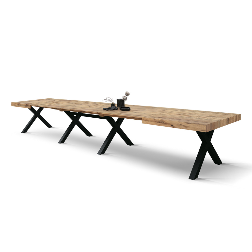 BOX FURNITURE Tavolo Da Pranzo Allungabile In Legno Ciliegio - Da 135 A 180 Cm, Elegante E Robusto
