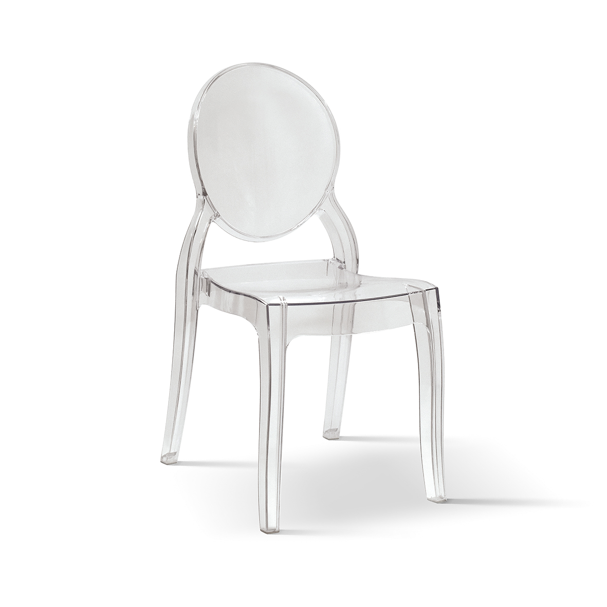 Sedia <b> Laura trasparente </b> <br> <b> set da 4 sedie </b>