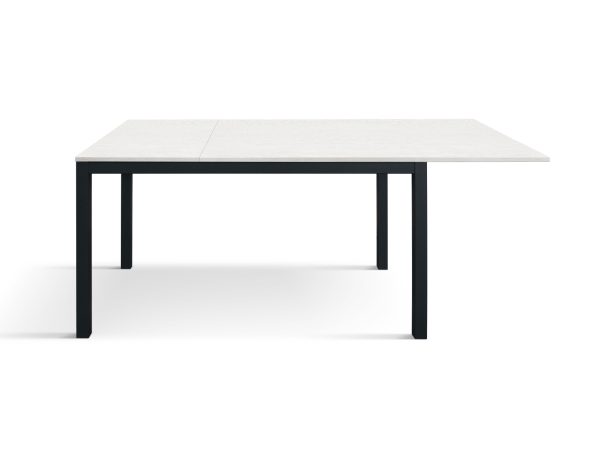Tavolo allungabile <b> Lucia </b> da 160 a 210 basamento nero - immagine 2