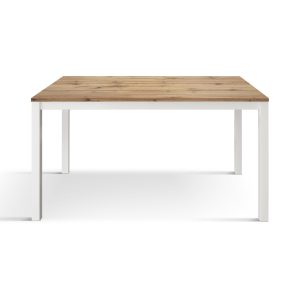Tavolo allungabile <b>  Elena </b> da 160 a 210 basamento bianco