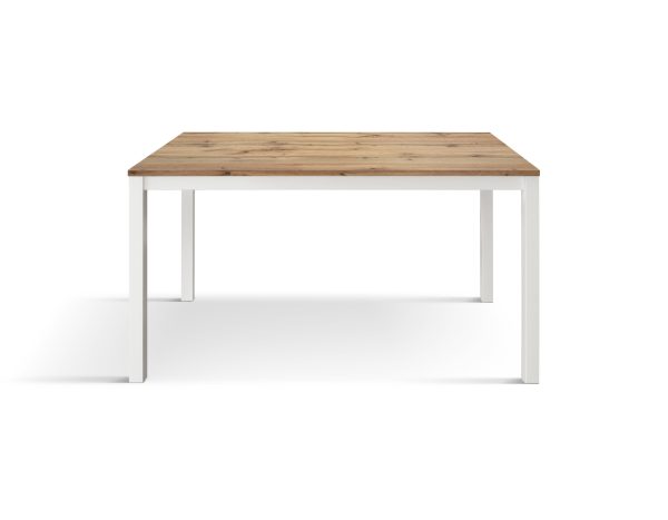 Tavolo allungabile <b>  Elena </b> da 160 a 210 basamento bianco
