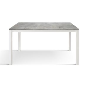Tavolo allungabile <b> Manuel </b> da 160 a 210 basamento bianco