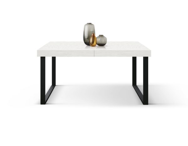 Tavolo allungabile <b> Rosanna</b> da 160 a 220 con gambe nere a U - immagine 23