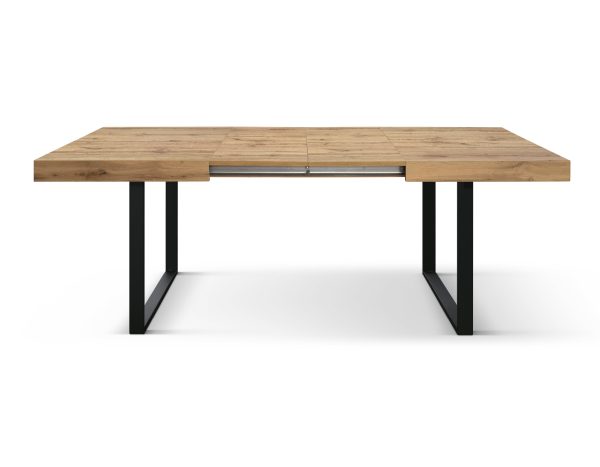Tavolo allungabile <b> Carla </b> da 160 a 240 con gambe nere a U - immagine 5