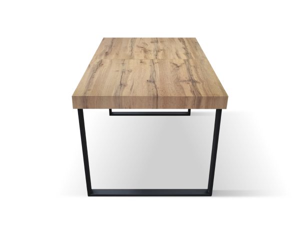 Tavolo allungabile <b> Carla </b> da 160 a 240 con gambe nere a U - immagine 8