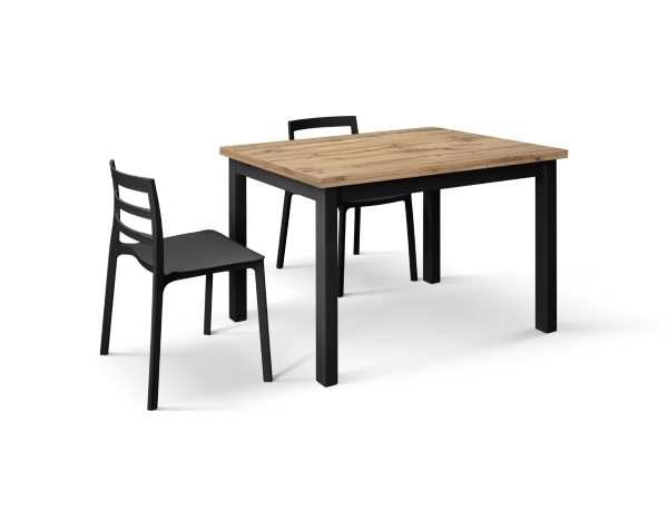 Tavolo allungabile <b>Tommaso</b>  basamento nero - immagine 4