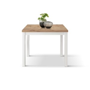 Tavolo allungabile <b>Giuliano</b> da 90 a 180 basamento bianco