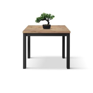 Tavolo allungabile <b>Giuliano</b> da 90 a 180 basamento nero