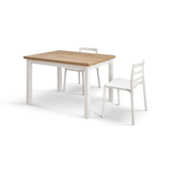 Tavolo allungabile <b>Tommaso</b>  basamento bianco - immagine 3
