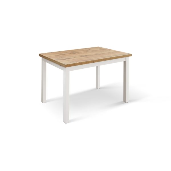 Tavolo allungabile <b>Tommaso</b>  basamento bianco