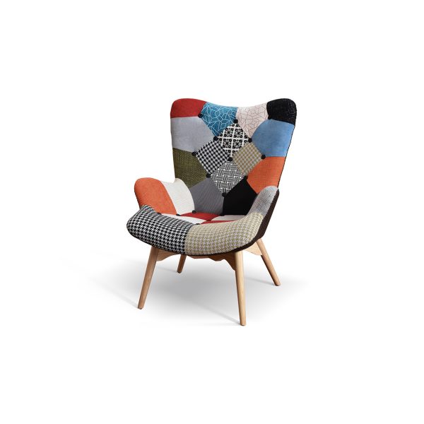 Poltrona <b> Arlecchino multicolore set da uno</b> - immagine 2