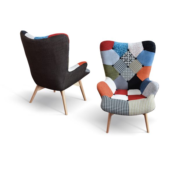 Poltrona <b> Arlecchino multicolore set da uno</b> - immagine 4
