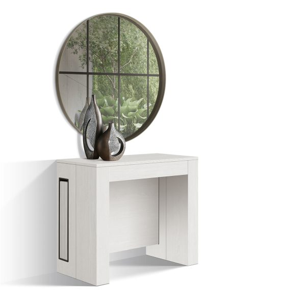 Tavolo consolle allungabile <b> Paola  </b> con porta prolunghe - immagine 7