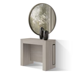 Tavolo consolle allungabile <b> Lise  </b> con porta prolunghe