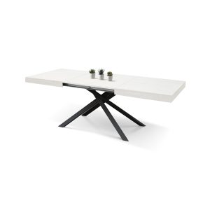 Tavolo allungabile <b> Filippo  </b> con gambe incrociate nere