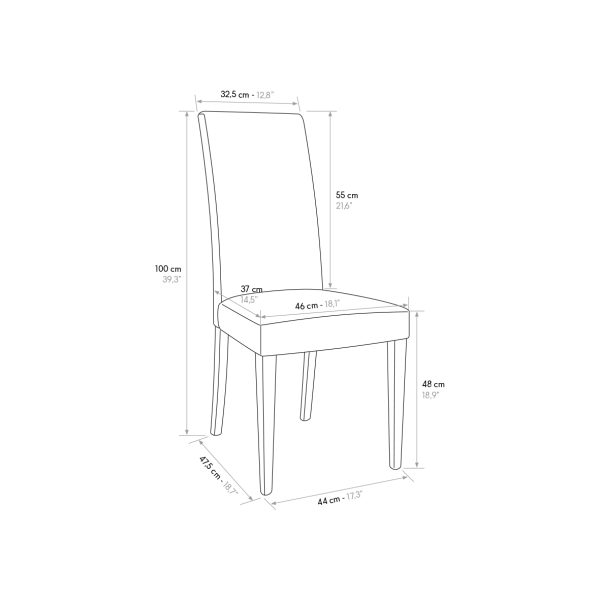 Sedia <b> Andrea </b> <br> <b> set da 2 sedie </b> - immagine 3
