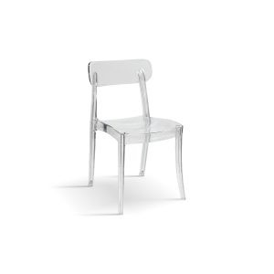 Sedia <b> Colette trasparente </b> <br> <b> set da 4 sedie </b>