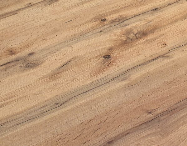 Tavolo allungabile rovere rustico con gambe incrociate bianche tubolari menego - immagine 5