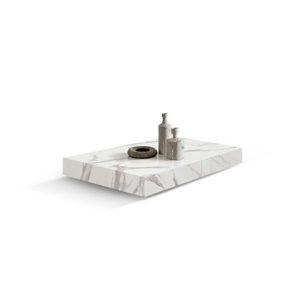 Tavolo sollevabile <b> Ida</b> da 120 a 220 con gambe incrociate nere - immagine 3