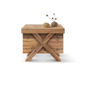 consolle allungabile <b> Luisa </b> da 45 a 402 con gambe rovere a X